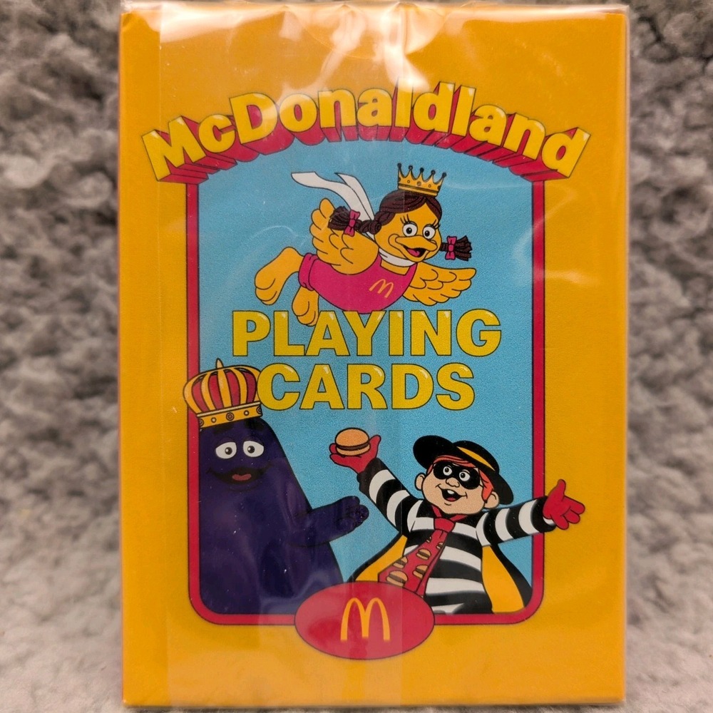 McDonalds McDonaldland Characters Playing Cards Deck New Sealed 2026 USA